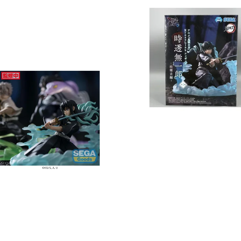 Фото Подлинная в наличии, оригинальная фигурка Sega Demon Slayer: Kimetsu No Yaiba Xross Link Tokitou Muichirou, аниме-фигурка, модель, коллекционная фигурка №1