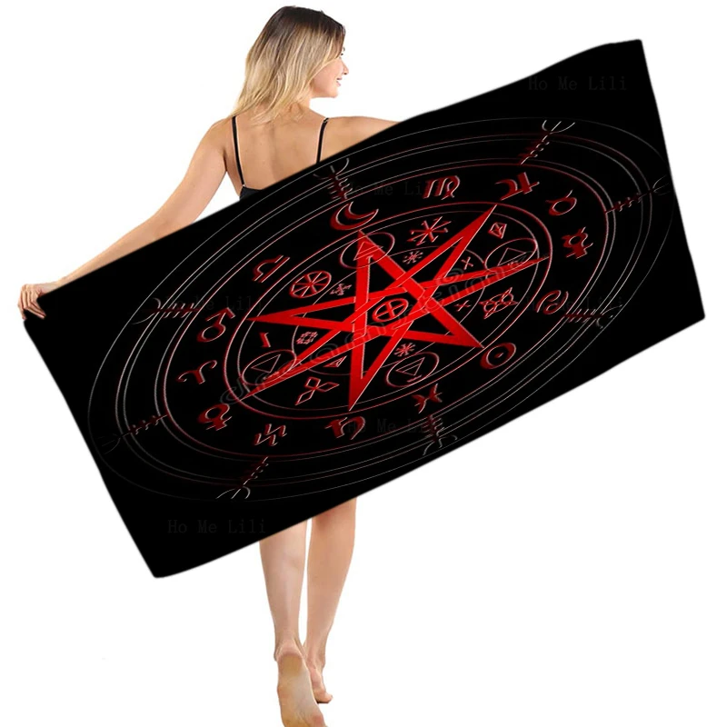 

Mandala Witches Runes Mystic Wicca Divination Ancient Occult Zodiac Wheel Astrology Signs Quick Drying Towel By Ho Me Lili