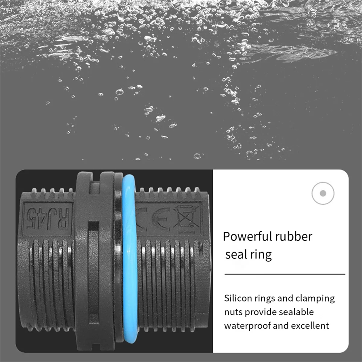 2 шт. соединитель для монтажа на панели RJ45 экранированный промышленный разъем