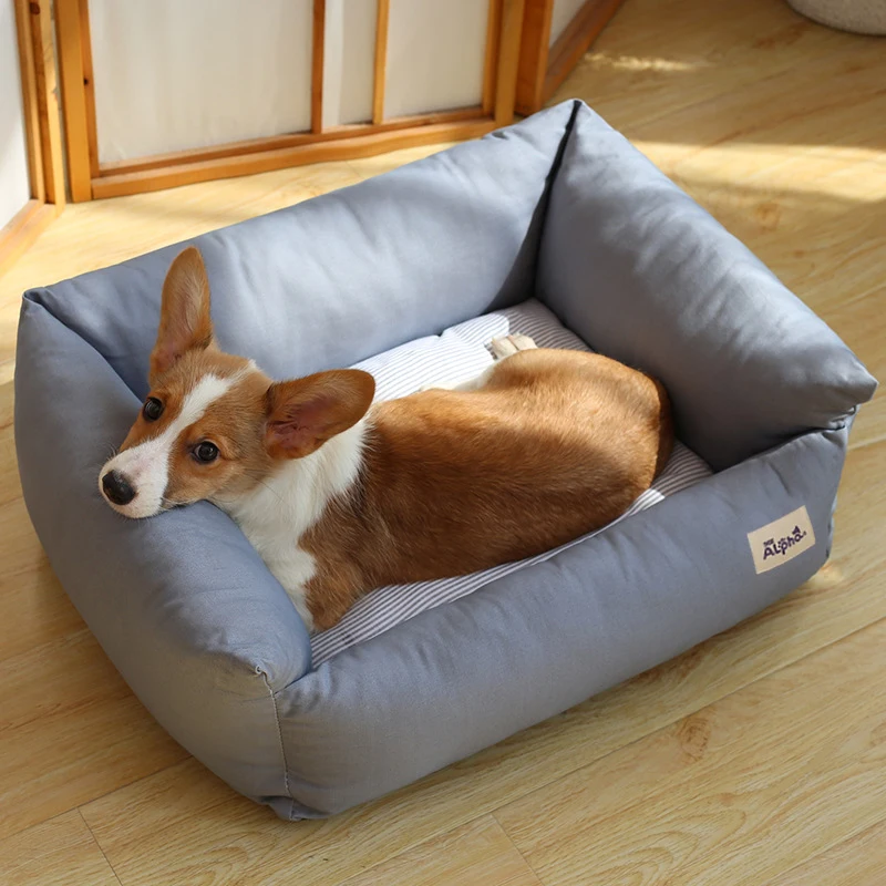 

Non-stick Wool Cotton Kennel Bed Pad Small and Medium-sized Dog Teddy Law Bucket Nest Removable and Washable Cat Kennel Dog Bed