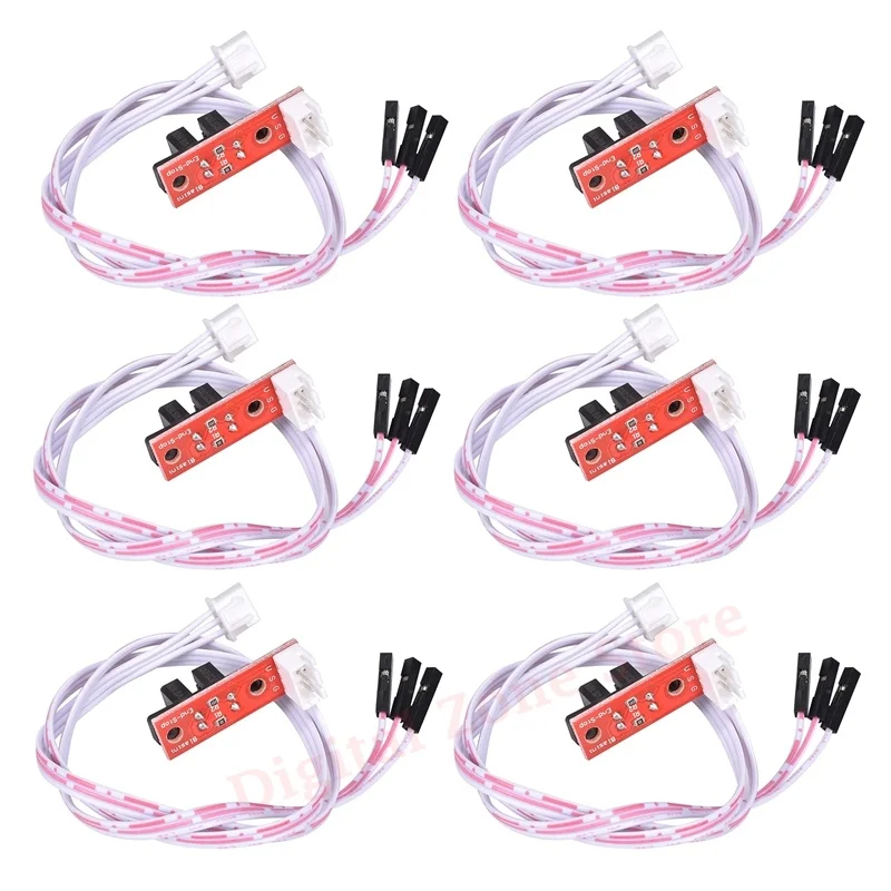 

6Pcs 3D Printer RAMPS 1.4 Optical Endstop Mechanical Limit Switch with 3pin Connect Cable for Makerbot Prusa Mendel RepRap