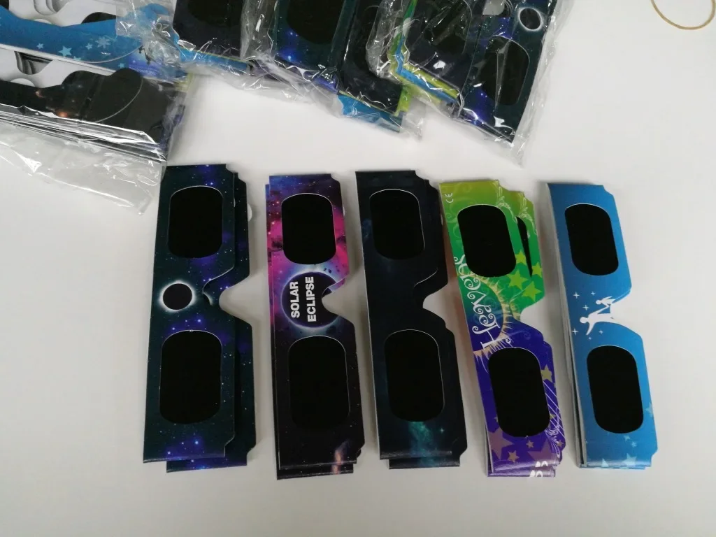 Солнечные 5 упаковок Премиум Eclipse очки одобрено SAA 2024 солнечные CE и ISO