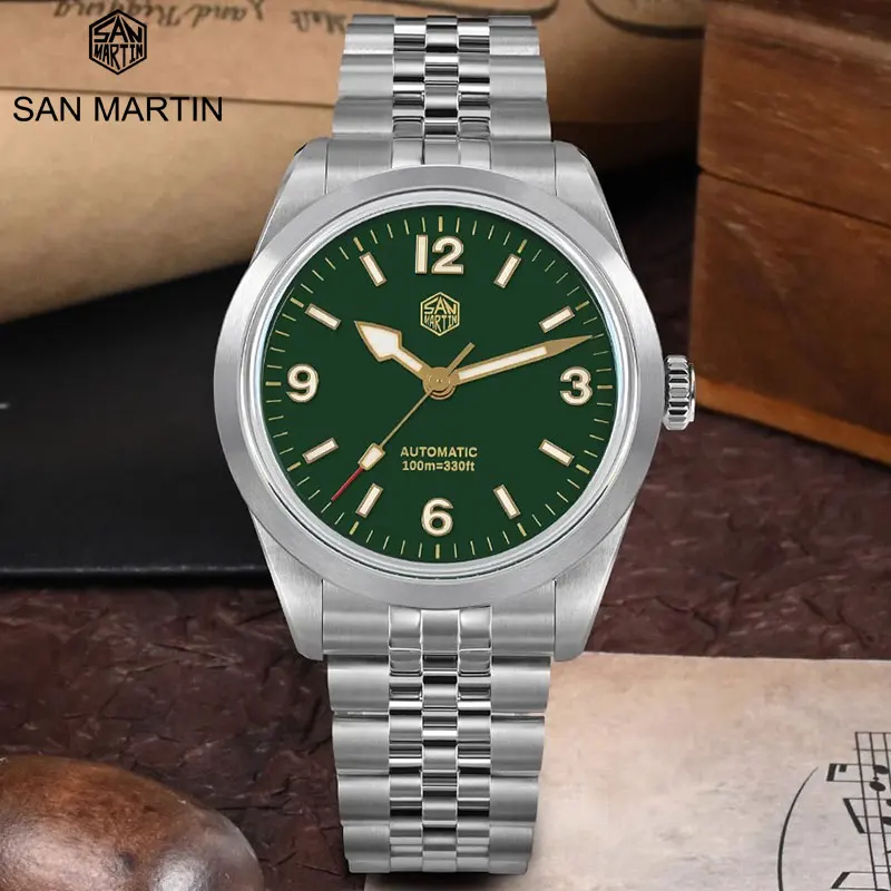 

Часы для дайвинга San Martin мужские, водонепроницаемые до 100 м