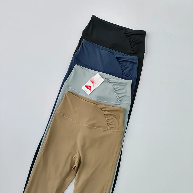 Nude Honey Peach Hip High Waist Fitness Pants Hip Lifting Training Running Leggings Women's Fast Dry Tight Bottoming Yoga Pants