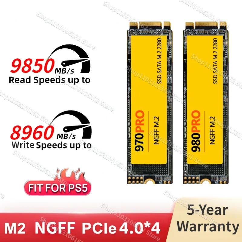 

Ssd 980 M2 1TB NGFF SSD 2TB 4TB Ssd Sata M.2 2280 PCIe 3.0 Hard Drive Disk Internal Solid State Drive for Laptop Notebook PS5