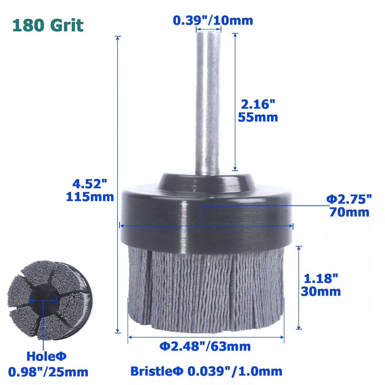 

Абразивные дисковые щетки Garhgi из нейлона