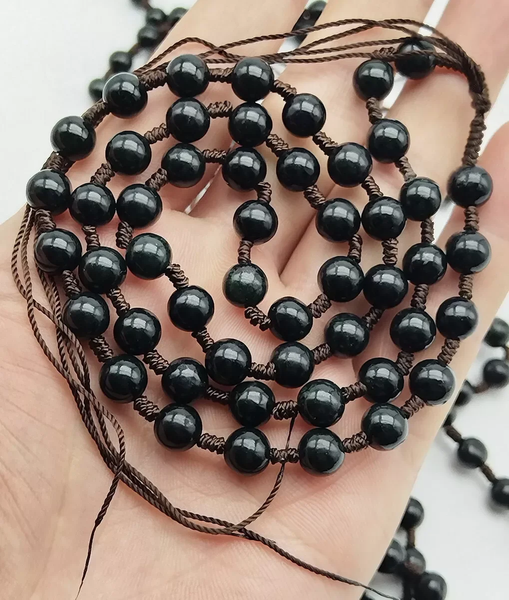 Азиатские 100% натуральные жареные змеевидные кварцевые бусины подвеска веревка 23