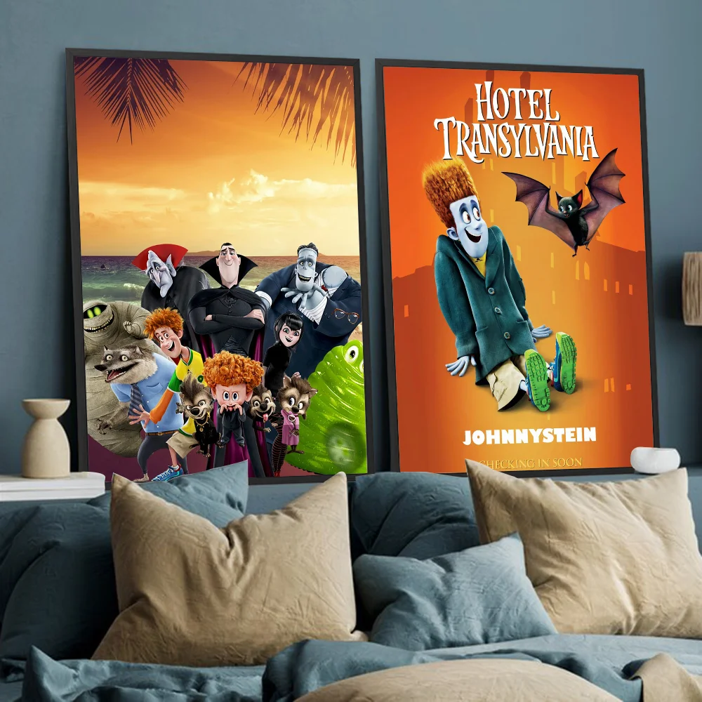 Плакат с рисунком H-Hotel T-Transylvania высококачественная цифровая печать на белой