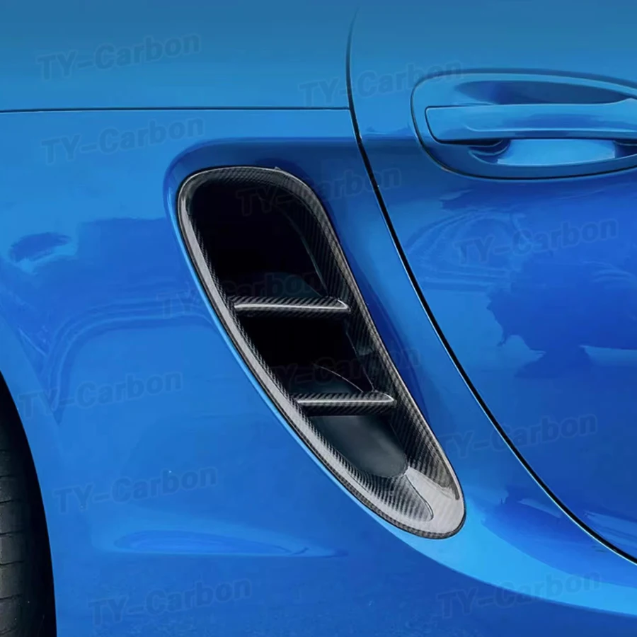 Для Porsche 981 Cayman Boxster комплект вентиляционных отверстий из настоящего углеродного
