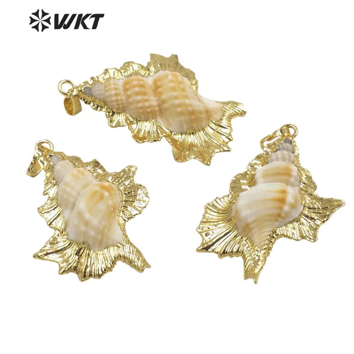 

WT-JP352 WKT 2023 Newest Style Trumpet Shell Pendant Women Jewelry Fashion Accessory Gifts For Party Trend