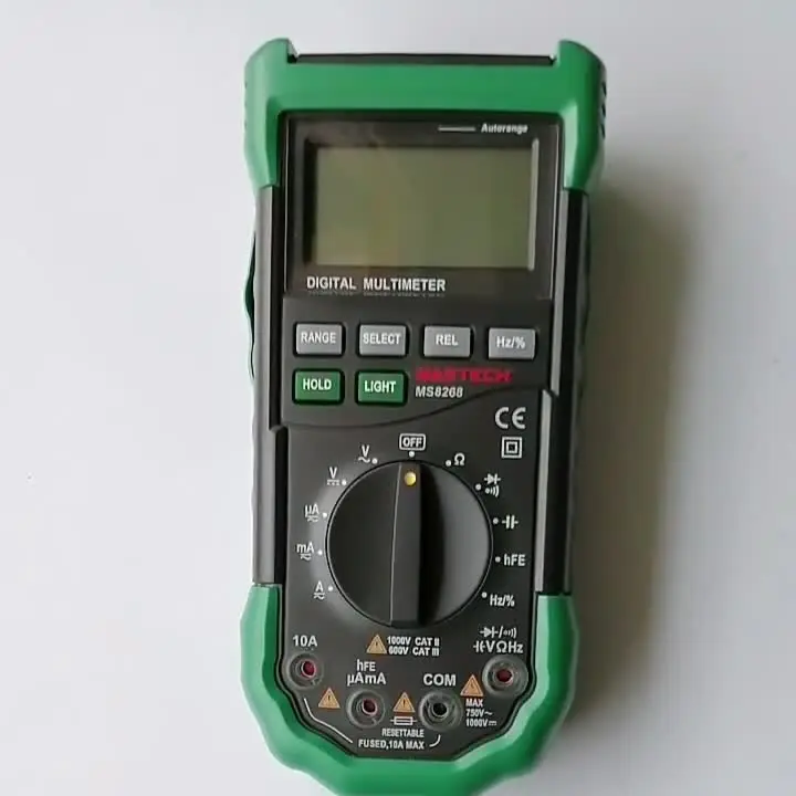 

Mastech MS8268 Series Digital AC/DC Auto Manual Range Digital Multimeter