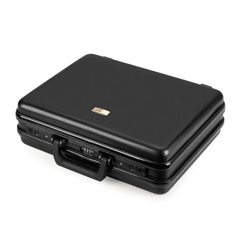 

Деловой портфель из АБС-пластика и алюминия — футляр для хранения инструментов с замком TSA, портативным дизайном и отделениями для ручной клади