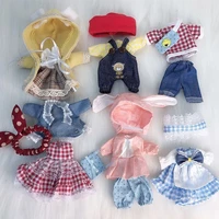 16 cm doll clothes suit dress up accessories ob11 18 bjd baby clothes dress skirt