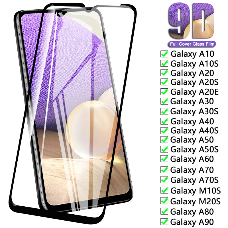 Закаленное стекло для Samsung galaxy A90 A80 A70 A60 A50 A40 A30 A20 A10 M10S M20S A10S A20E A40S A30S