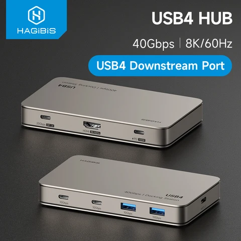 Hagibis USB4 Док-станция с тройным дисплеем
