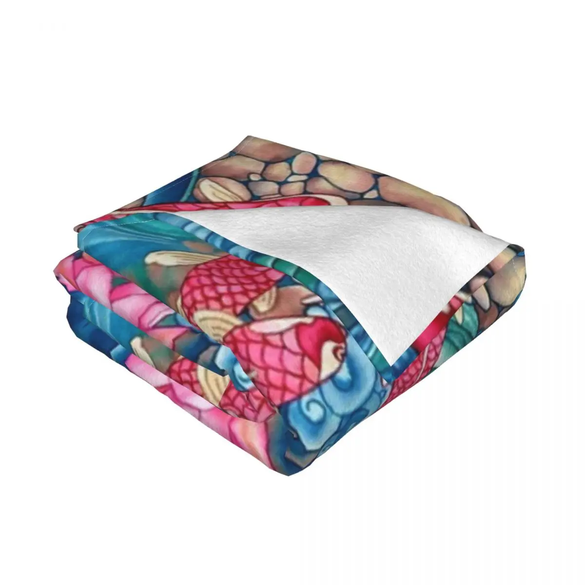 Всесезонное универсальное одеяло Koi Pond офисные подарки на Хэллоуин