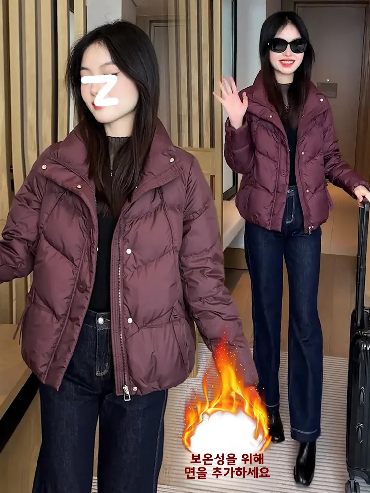 2024 новая зимняя теплая пуховая куртка с хлопковой подкладкой женская утепленная