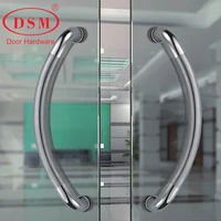 Entrance Door Handle SUS304 Stainless Steel Pull Handles For Commercial Office Store Entry Front Doors PA-160-32*432mm