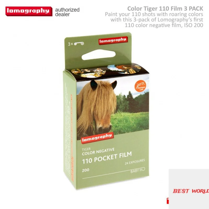 

Lomography Color Tiger CN 110 ISO 200 Negative Film MVP CAMERA