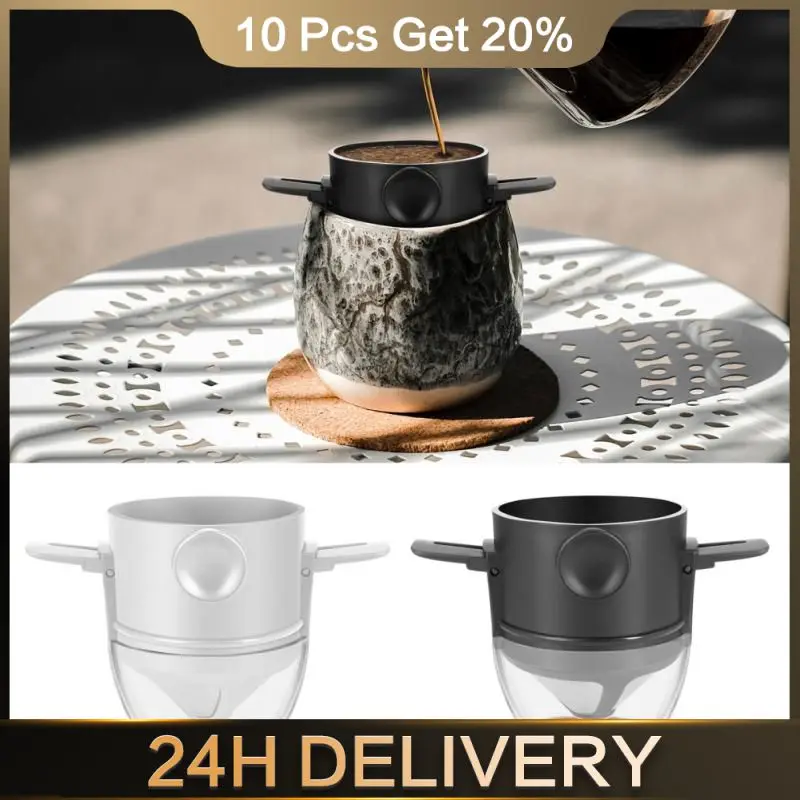 

Foldable Coffee Filter Drip Coffee Tea Holder Portable Stainless Steel Easy Clean Reusable Paperless Pour Over Coffee Dripper