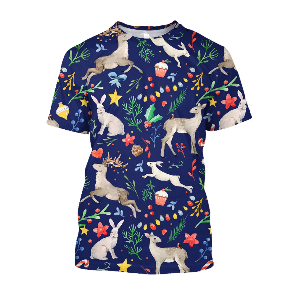 

Jumeast 3D Cartoon Rabbit Printed Dinosaur Graphic T Shirt Men Oversized T-Shirts Vintage Tops 90s Aesthetic Clothing T-shirty