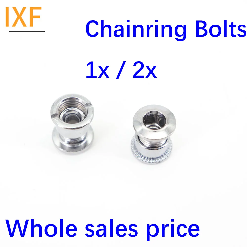 

Болты звездочки IXF для велосипеда, стальные болты для 1x 2x звездочек, одинарная скорость, двойная Звездочка M8 0,75 6,5 10,5 мм