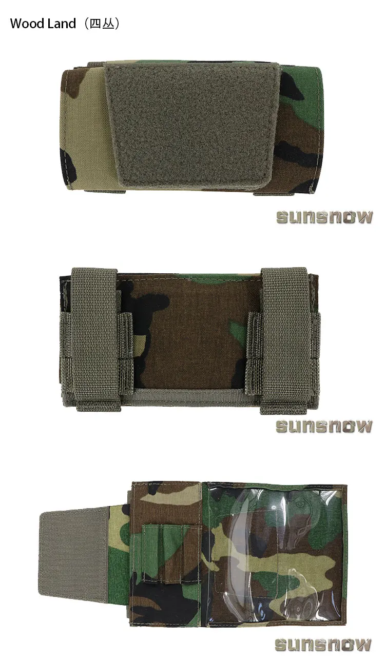 Outdoor Military Training Tactical Vest Board Frame Management Bag Chest Map Bag