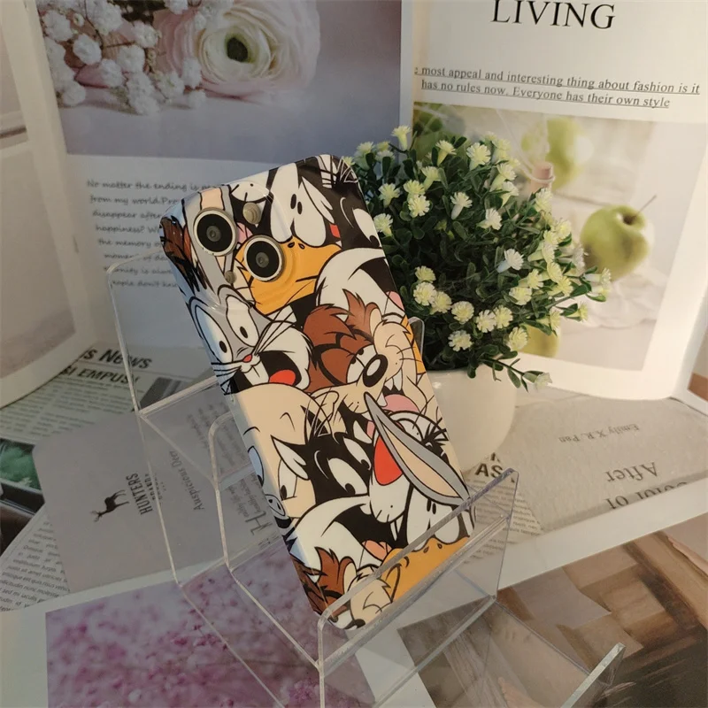 Cartoon Cute Shockproof Fall Protection Ultrathin Shell Case Suitable for iPhone 14 Pro Max 13 12 Mini 11 X XR XS 7 8 Plus