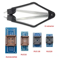 plcc44 plcc32 plcc28 plcc20 adapter socket plcc extractor for rt809h tl866ii plus programmer chips tablet