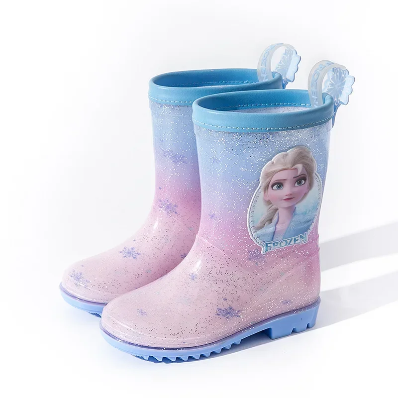 Модная непромокаемая обувь для маленьких девочек малышей непромокаемые сапоги с