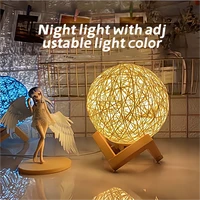 led takraw night light bedside colorful lighting explosive creative decorative table lamp outdoor camping lighting atmosphere