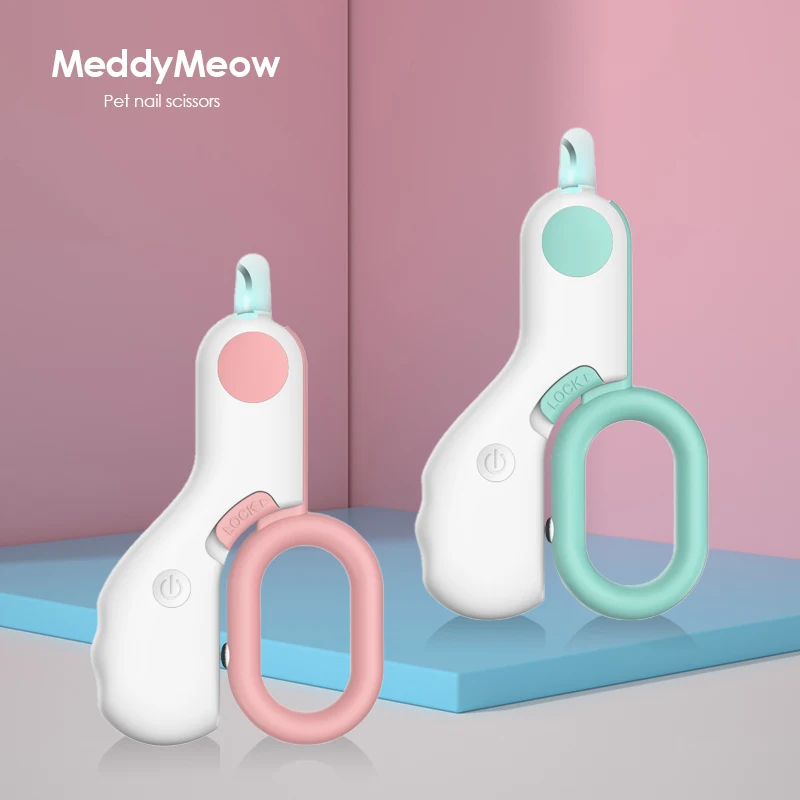 

Mini Cat Nail Clippers Cutter for Dog Small Pet LED Blood Line Nail Claw Care Nails Scissors Trimmer Grooming Cat Accessories