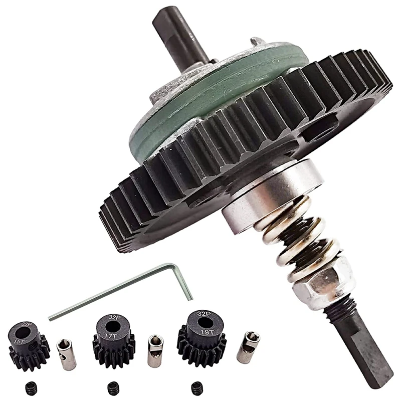 

6878 Slipper Clutch Assembly With 32 Pitch 15T/17T/19T Pinions Gear Set For Traxxas Slash 4X4/ Stampede 4X4/Rustler 4X4