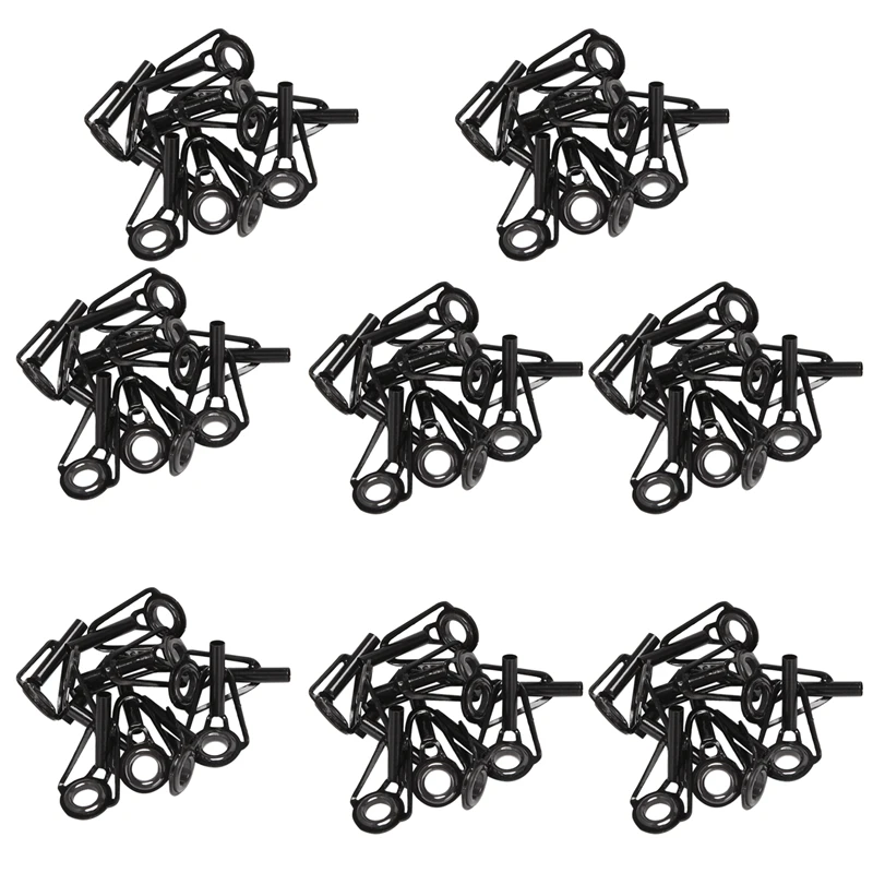 

Hot AD-80 Pcs Fishing Rod Tip Repair Kit Stainless Steel Ceramic Ring Guide Tips Rod Guide Replacement Tip For Sea Fishing