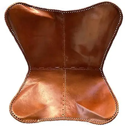 

Shy Let\u2019s Touch The Sky Present by Handmade Tan Leather Arm Chair Cover Leather Chair Home Decor (TAN_ ONLY Cover) Spandex