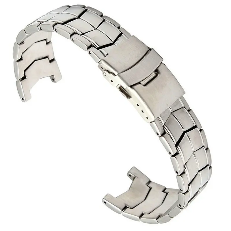 

Watches Accessories Bracelet for CASIO 5051 EF-524D-7A EF-524SP-1A Series Beads WatchBandS Solid Stainless Steel Wristband 22mm