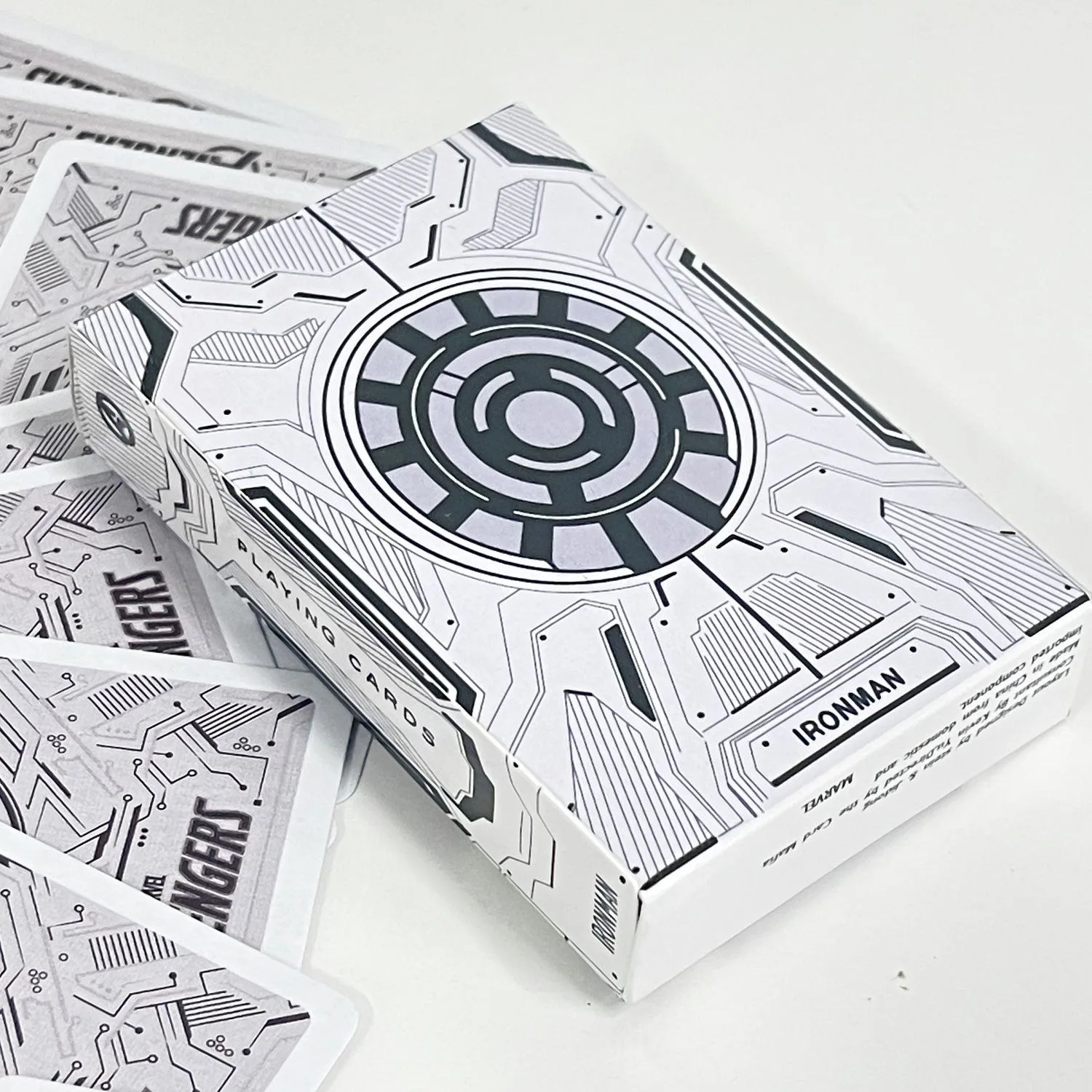 

Marvel The Avengers Iron Man Tony Stark Arc Reactor Symbol Playing Card Cosplay Poker Card Party Board Game Prop Gift Collection