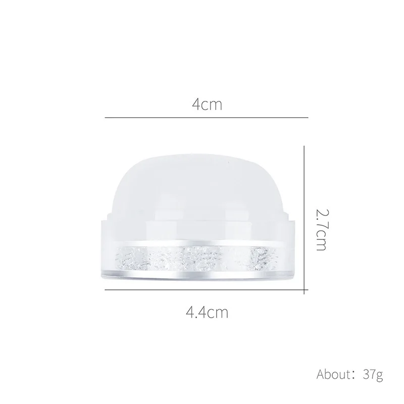 Кремовый алмазный штамп для ногтей с желе силиконовый французских маникюрный