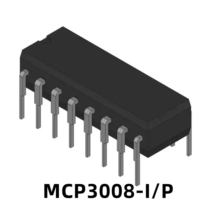 Оригинальный новый оригинальный адаптер DIP-16 MCP3008-I IC A/D, с прямой штепсельной вилкой, 1 шт.