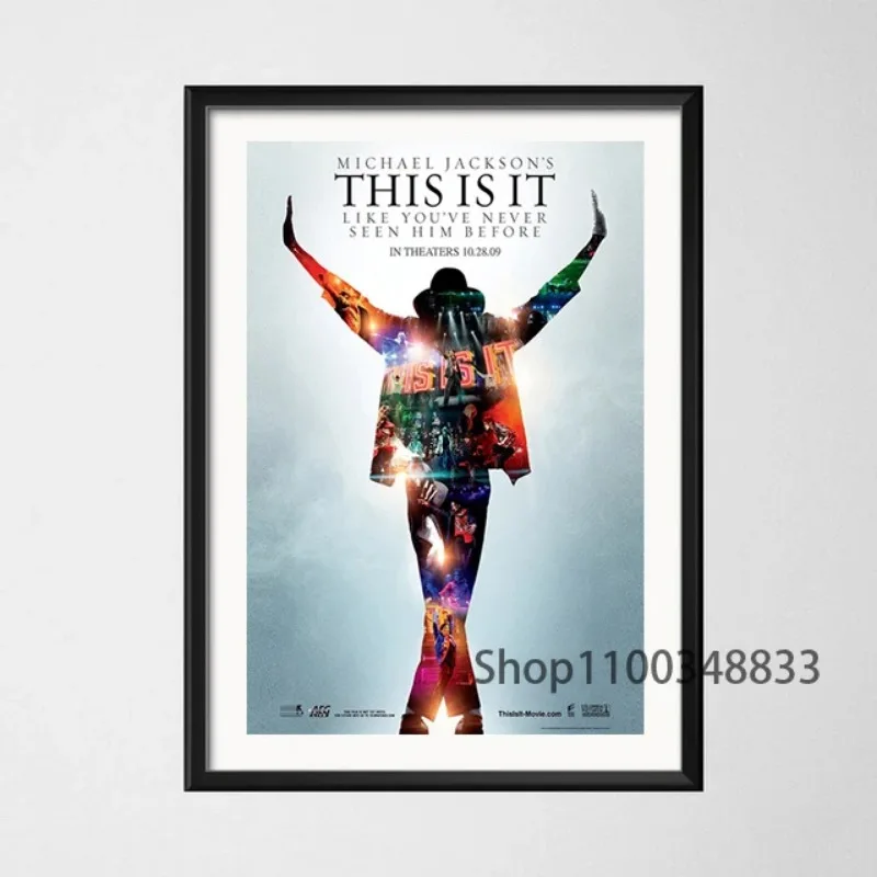 Майкл Джексон триллер серии произведения искусства холст с принтом без рамы в