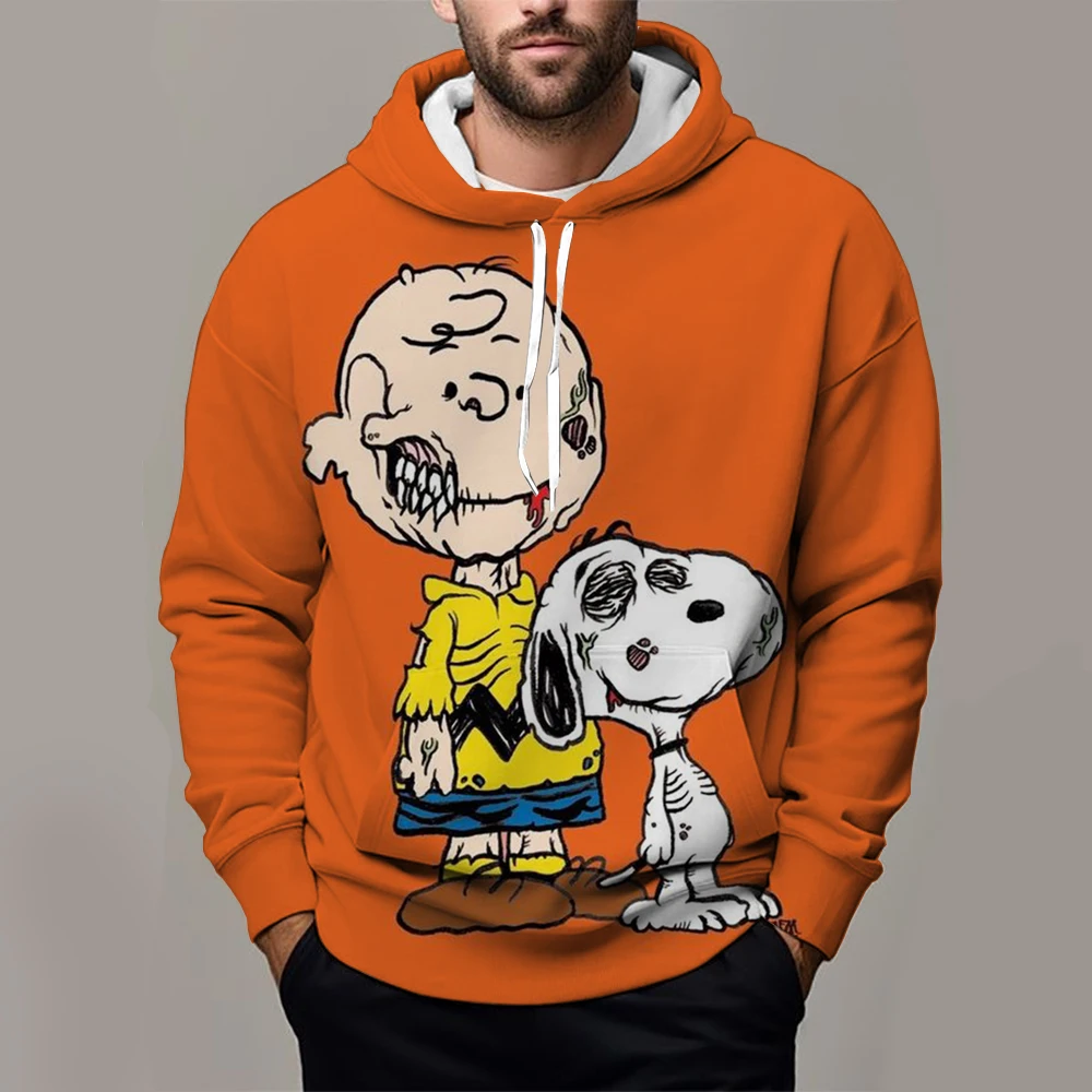 Толстовки со снупи толстовки с капюшоном для отдыха мужская и женская одежда