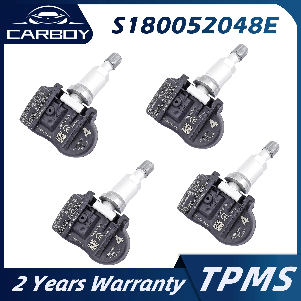 Система контроля давления в шинах S180052048E TPMS для Infiniti QX50 Nissan Leaf Altima Micra Sentra Cube Rogue 433 МГц 40700-5663R