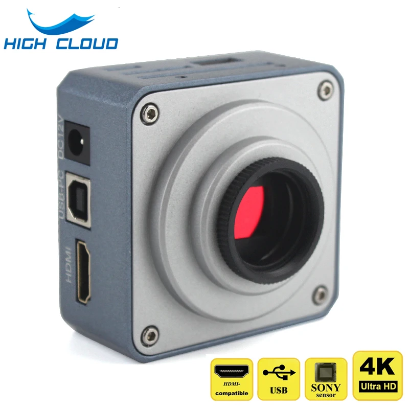 Видеовыход 4K Ultra HD 60fps HDMI промышленный микроскоп камера 1/2 &quot датчик SONY |
