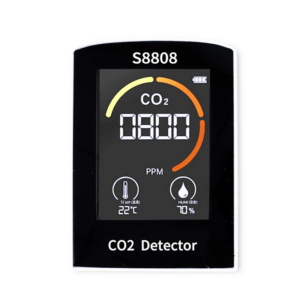 

High Precision Air Monitor CO2 Carbon Dioxide Detector Temperature Humidity Sensor Educational Institutions