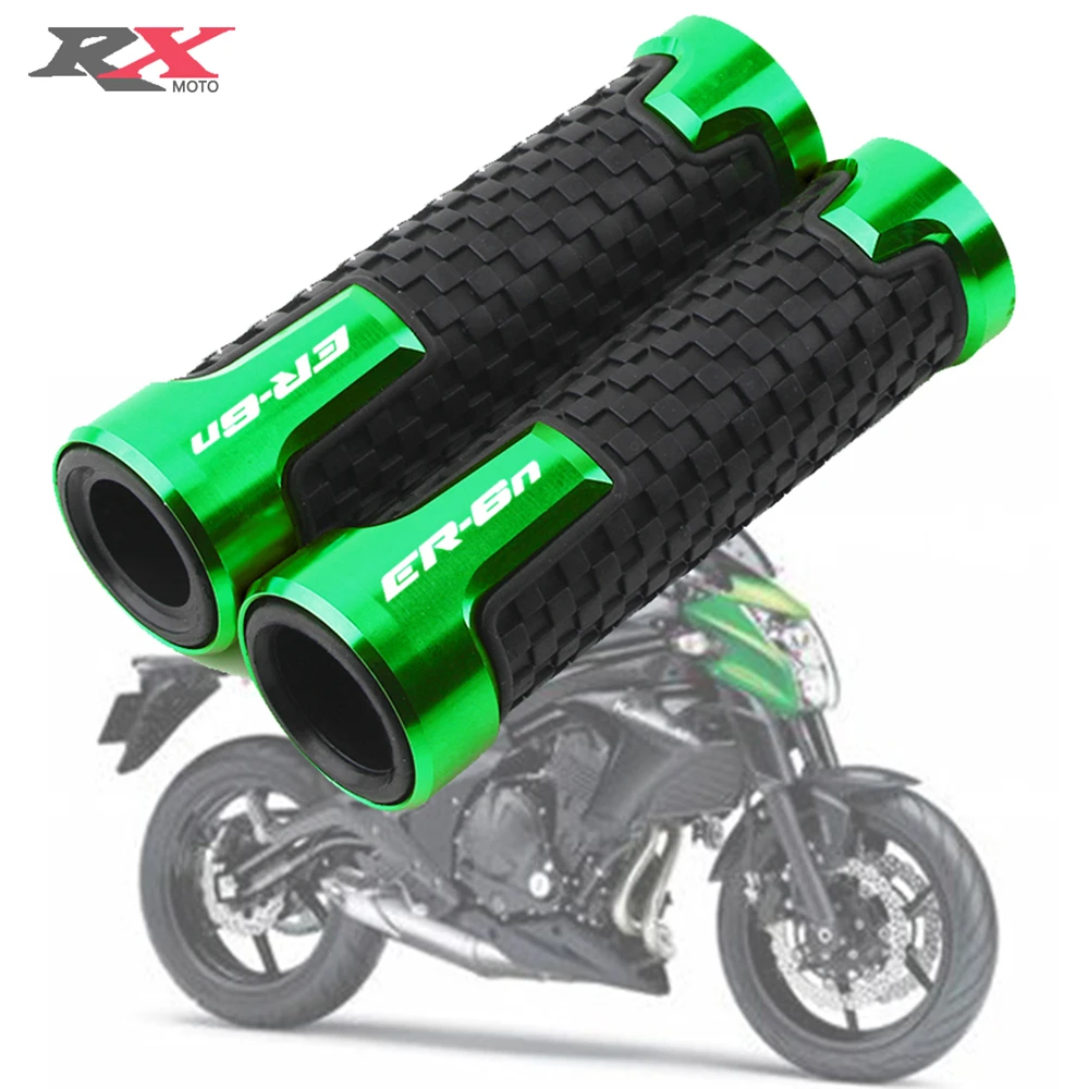 

Разноцветные аксессуары для Kawasaki Ninja ER-6N 2006-2018 ER6N ER 6N, левый и правый Мотоциклетные аксессуары, ручки, размер ручки 7/8 дюйма 22 мм