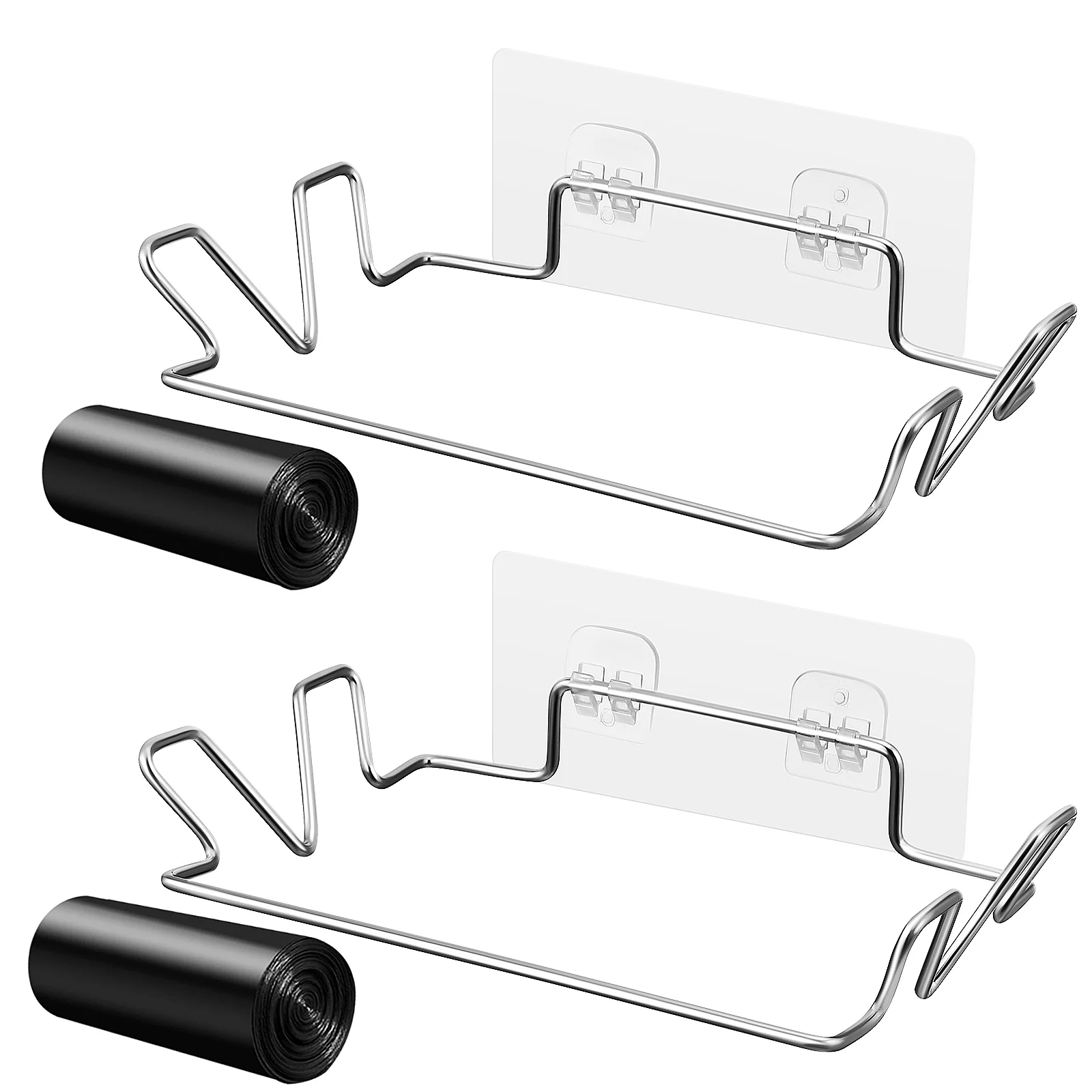 

Garbage Bags Hanger Trash Holder Stand Sink Rack The Door Can Portable Storage Cabinet