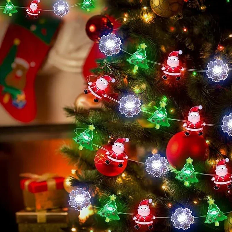 Рождественская гирлянда с 10 светодиодами 1 м