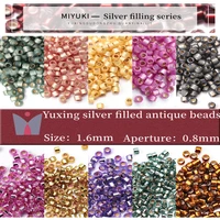 1 6mm miyuki silver filled rice beads diy clothing hairpin tassel accessories imported from japan