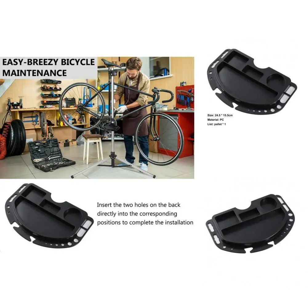 

Black Useful Useful Durable Repair Tool Tray PC Repair Tool Tray Sturdy for Bicycle