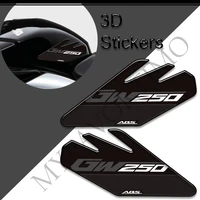 motorcycle stickers decals for suzuki inazuma gw250 gw 250 tank pad side grips gas fuel oil kit knee protection